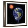 Melting Earth-null-Framed Photographic Print