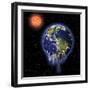 Melting Earth-null-Framed Photographic Print