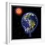 Melting Earth-null-Framed Photographic Print