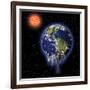 Melting Earth-null-Framed Photographic Print