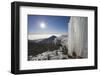 Melting Glacier on Mount Kilimanjaro with Mount Mawenzi in Background-Paul Souders-Framed Photographic Print