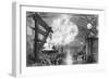 Melting Gown of Statue of Liberty of New York by Sculptor Frederic Auguste Bartholdi in Paris-null-Framed Giclee Print