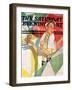 "Melting Ice Cream" or "Joys of Summer" Saturday Evening Post Cover, July 13,1940-Norman Rockwell-Framed Giclee Print