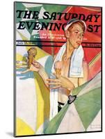 "Melting Ice Cream" or "Joys of Summer" Saturday Evening Post Cover, July 13,1940-Norman Rockwell-Mounted Giclee Print