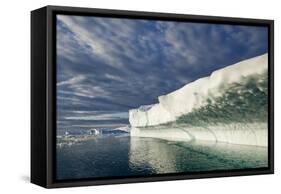 Melting Iceberg in Disko Bay in Greenland-Paul Souders-Framed Stretched Canvas