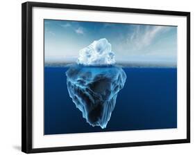 Melting Iceberg-Matthias Kulka-Framed Giclee Print