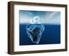 Melting Iceberg-Matthias Kulka-Framed Giclee Print