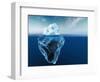 Melting Iceberg-Matthias Kulka-Framed Giclee Print