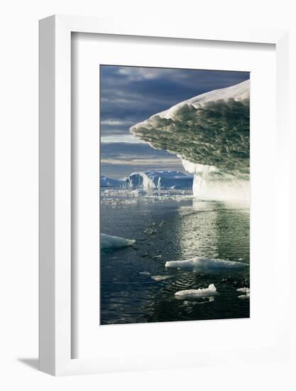 Melting Icebergs in Disko Bay in Greenland-null-Framed Photographic Print