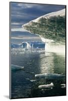 Melting Icebergs in Disko Bay in Greenland-null-Mounted Photographic Print