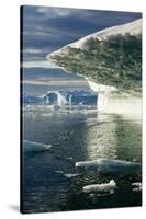 Melting Icebergs in Disko Bay in Greenland-null-Stretched Canvas