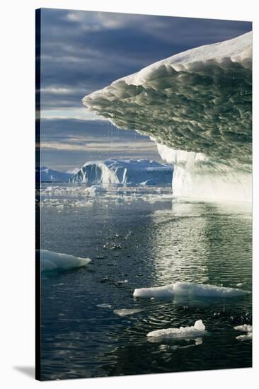 Melting Icebergs in Disko Bay in Greenland-null-Stretched Canvas