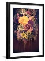 Melting Roses-null-Framed Art Print