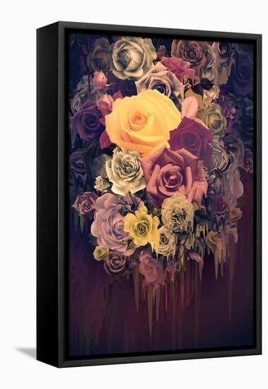 Melting Roses-null-Framed Stretched Canvas