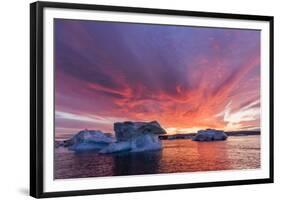 Melting Sea Ice, Hudson Bay, Nunavut Territory, Canada-Paul Souders-Framed Photographic Print