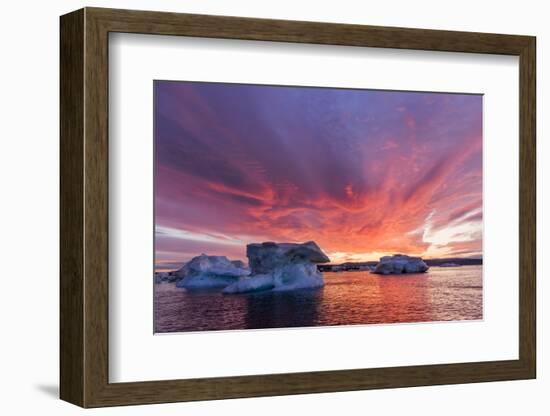 Melting Sea Ice, Hudson Bay, Nunavut Territory, Canada-Paul Souders-Framed Photographic Print