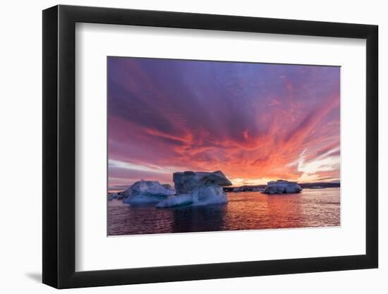 Melting Sea Ice, Hudson Bay, Nunavut Territory, Canada-Paul Souders-Framed Photographic Print