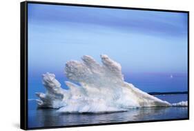 Melting Sea Ice, Repulse Bay, Nunavut Territory, Canada-Paul Souders-Framed Stretched Canvas
