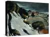 Melting Snow at L'Estaque, 1870-71-Paul Cézanne-Stretched Canvas