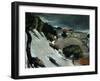 Melting Snow at L'Estaque, 1870-71-Paul Cézanne-Framed Giclee Print