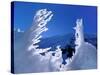 Melting Snow in Front of a Mountain, Antartica-Geoff Renner-Stretched Canvas