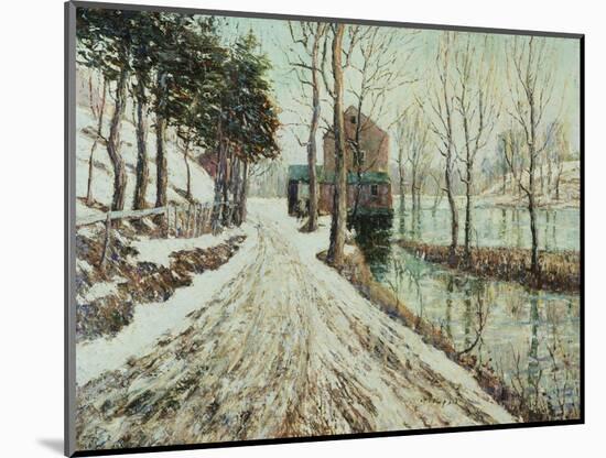 Melting Snow-Ernest Lawson-Mounted Giclee Print