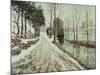 Melting Snow-Ernest Lawson-Mounted Giclee Print