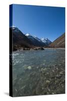 Meltwater from the Himalayas, Thimpu District, Bhutan, Asia-Alex Treadway-Stretched Canvas