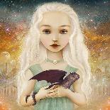 The Dragon Princess-Meluseena-Framed Art Print