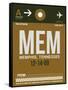 MEM Memphis Luggage Tag I-NaxArt-Framed Stretched Canvas