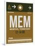 MEM Memphis Luggage Tag I-NaxArt-Framed Art Print