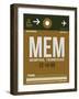 MEM Memphis Luggage Tag I-NaxArt-Framed Art Print