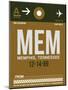 MEM Memphis Luggage Tag I-NaxArt-Mounted Art Print