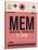 MEM Memphis Luggage Tag II-NaxArt-Stretched Canvas