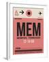 MEM Memphis Luggage Tag II-NaxArt-Framed Art Print