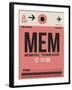 MEM Memphis Luggage Tag II-NaxArt-Framed Art Print