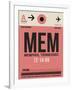 MEM Memphis Luggage Tag II-NaxArt-Framed Art Print