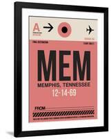 MEM Memphis Luggage Tag II-NaxArt-Framed Art Print