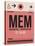 MEM Memphis Luggage Tag II-NaxArt-Stretched Canvas