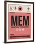 MEM Memphis Luggage Tag II-NaxArt-Framed Art Print