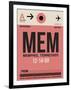 MEM Memphis Luggage Tag II-NaxArt-Framed Art Print