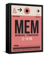 MEM Memphis Luggage Tag II-NaxArt-Framed Stretched Canvas