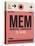 MEM Memphis Luggage Tag II-NaxArt-Stretched Canvas