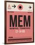 MEM Memphis Luggage Tag II-NaxArt-Framed Art Print