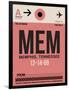 MEM Memphis Luggage Tag II-NaxArt-Framed Art Print