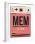 MEM Memphis Luggage Tag II-NaxArt-Framed Art Print