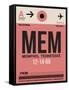 MEM Memphis Luggage Tag II-NaxArt-Framed Stretched Canvas