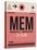 MEM Memphis Luggage Tag II-NaxArt-Stretched Canvas