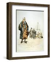 Member of a London Wardmote Inquest in Official Dress, 1808-William Henry Pyne-Framed Giclee Print