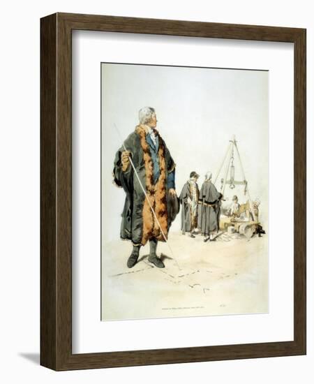 Member of a London Wardmote Inquest in Official Dress, 1808-William Henry Pyne-Framed Giclee Print